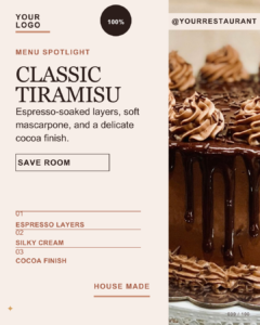 Restaurant & Café Marketing Kit – 100 Editable Canva Templates restaurant Canva templates