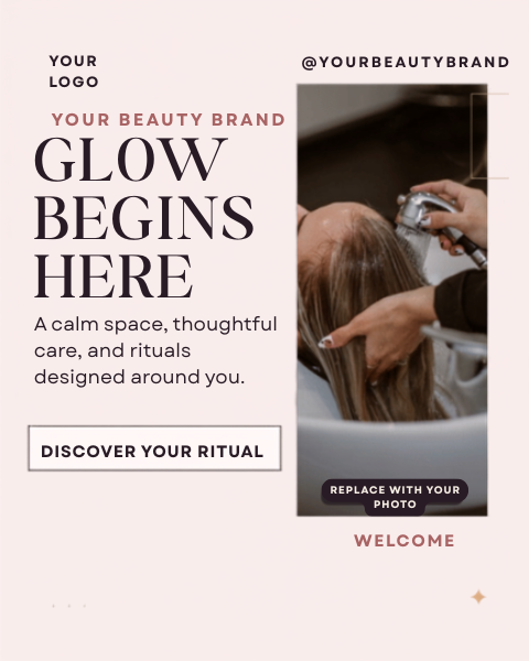 100 Beauty Salon & Skincare Canva Templates – Fully Editable 100 Beauty Salon & Skincare Canva Templates – Fully Editable - Image 2