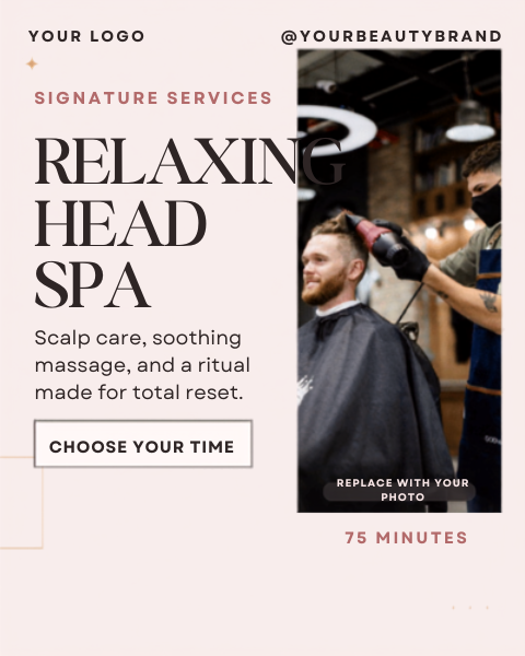 100 Beauty Salon & Skincare Canva Templates – Fully Editable 100 Beauty Salon & Skincare Canva Templates – Fully Editable - Image 4