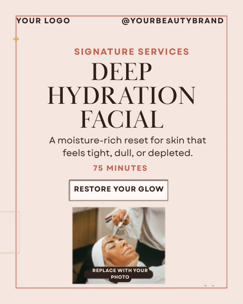 100 Beauty Salon & Skincare Canva Templates – Fully Editable 100 Beauty Salon & Skincare Canva Templates – Fully Editable - Image 5
