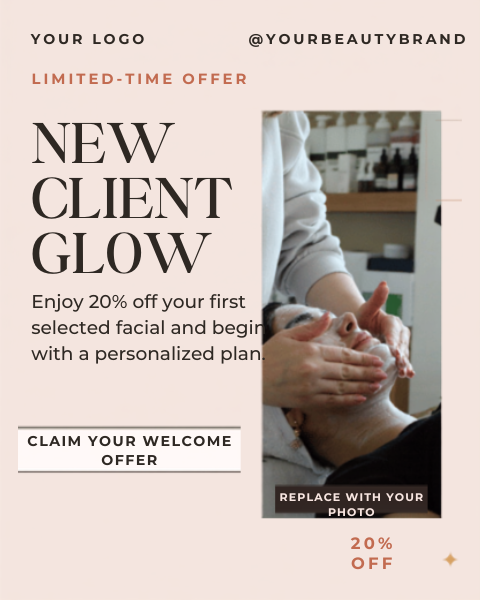 100 Beauty Salon & Skincare Canva Templates – Fully Editable 100 Beauty Salon & Skincare Canva Templates – Fully Editable - Image 7