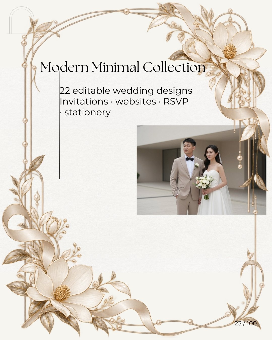 Ultimate Wedding Website & Invitation Suite - 100 Editable Canva Templates. Ultimate Wedding Website & Invitation Suite - 100 Editable Canva Templates. - Image 2