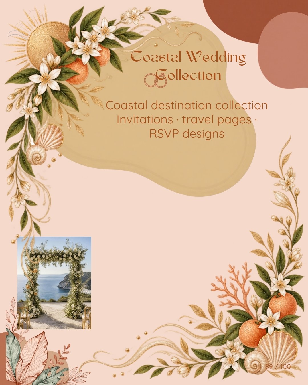 Ultimate Wedding Website & Invitation Suite - 100 Editable Canva Templates. Ultimate Wedding Website & Invitation Suite - 100 Editable Canva Templates. - Image 7